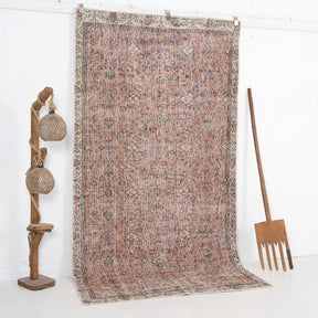 Orange and  Runner Wool Rug