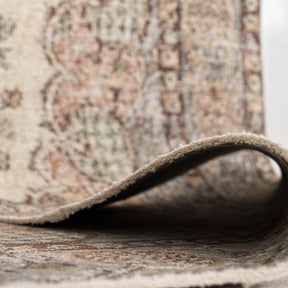 Antiquewashed Beige Area Rug