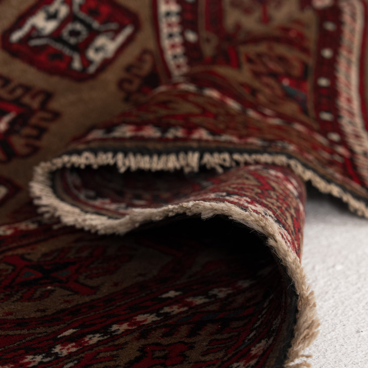 Oriental Beige Area Rug