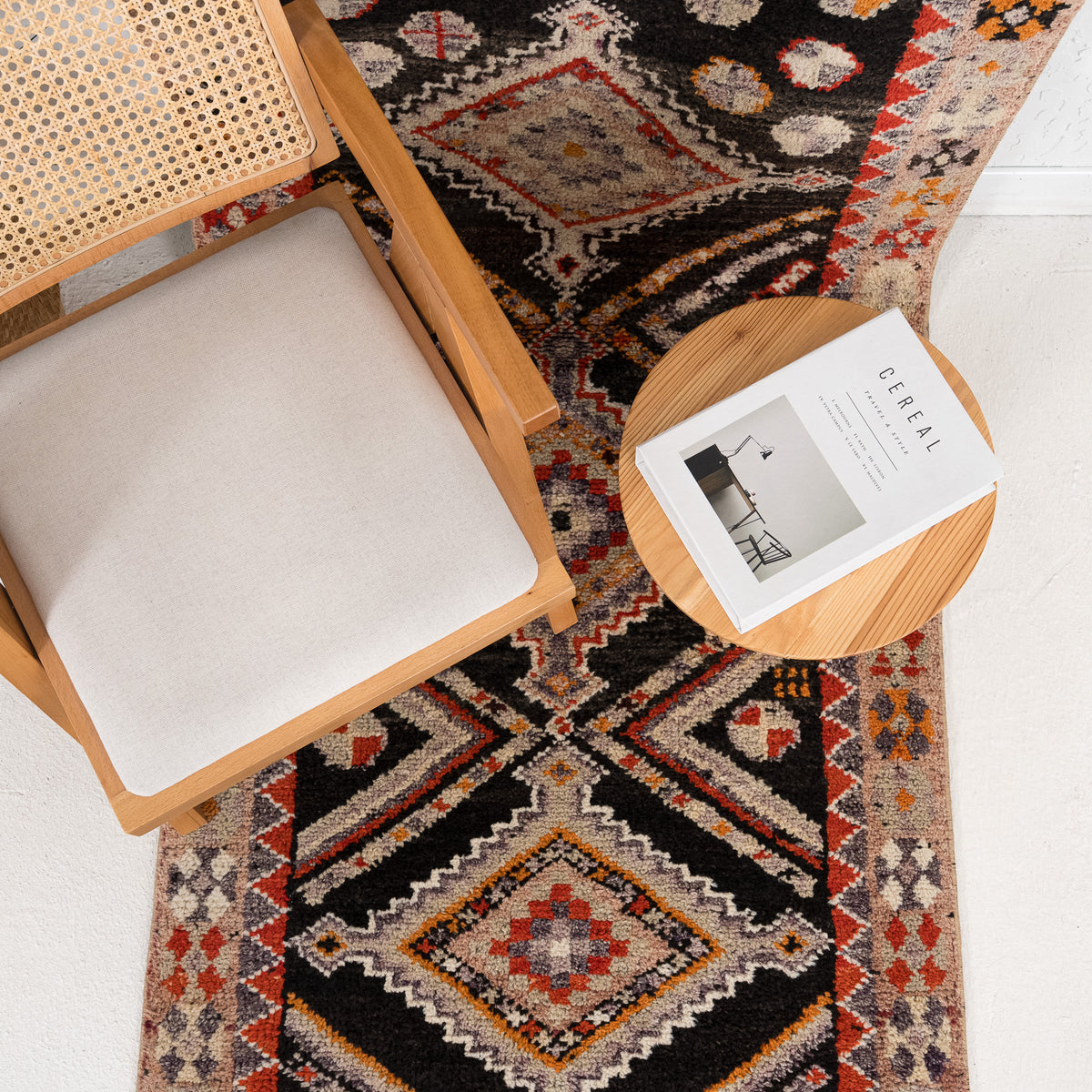 Oriental Brown Runner Rug