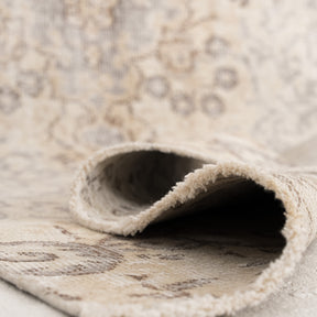 Antiquewashed Beige Runner Rug