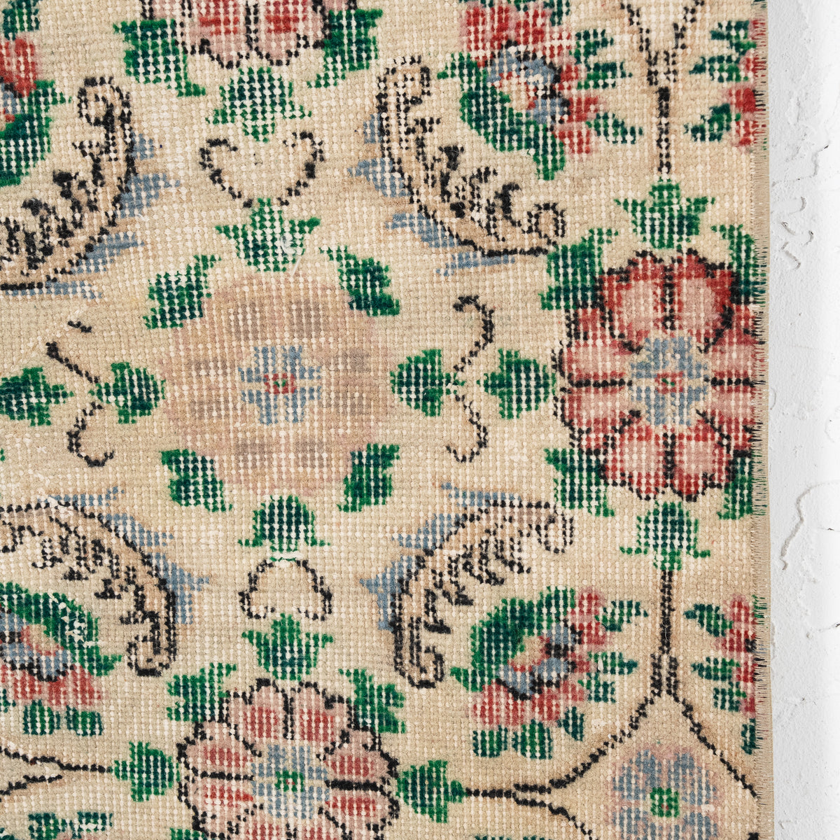 Antiquewashed Beige Area Rug