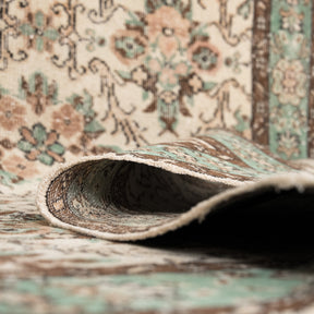 Antiquewashed Beige Area Rug
