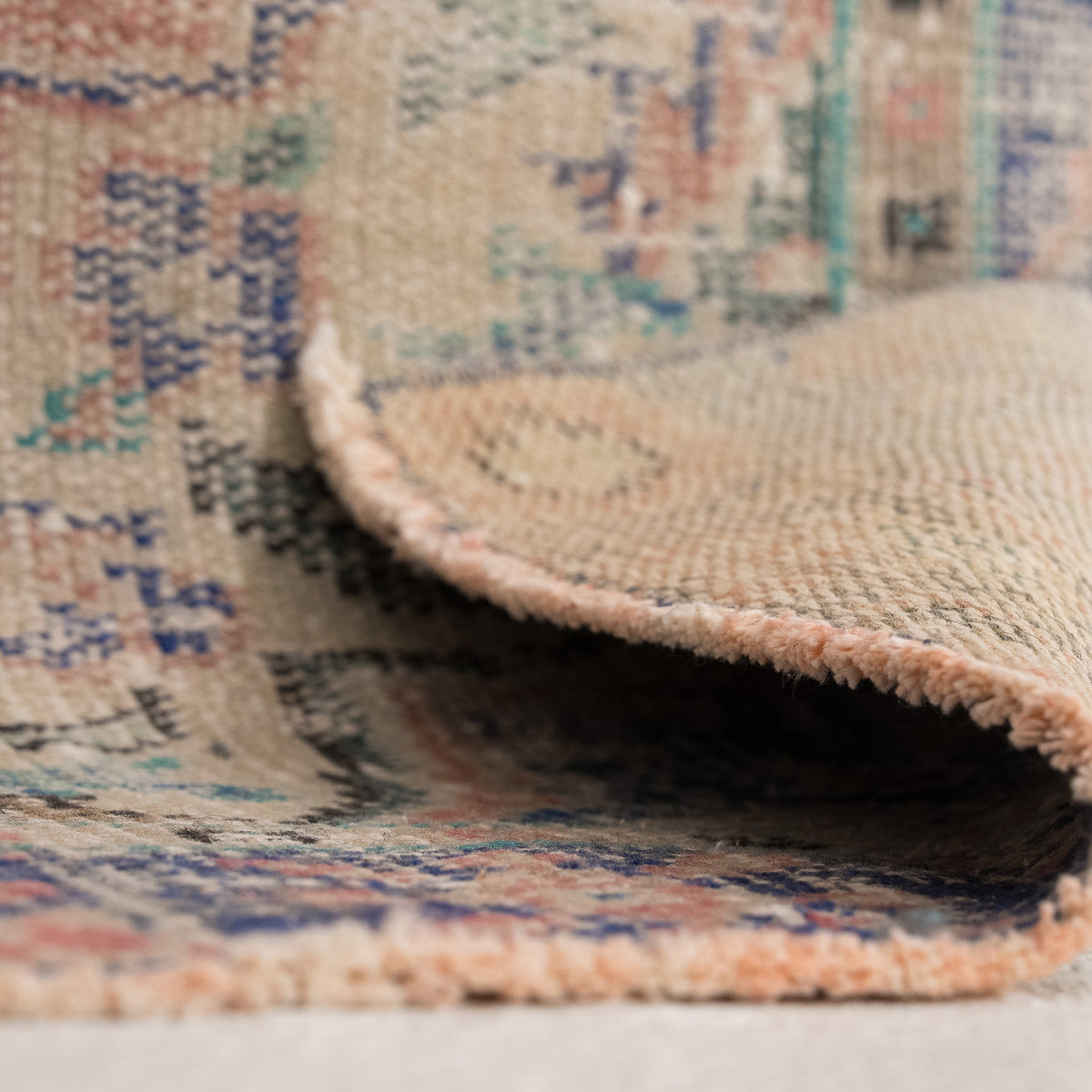 Antiquewashed Orange Area Rug