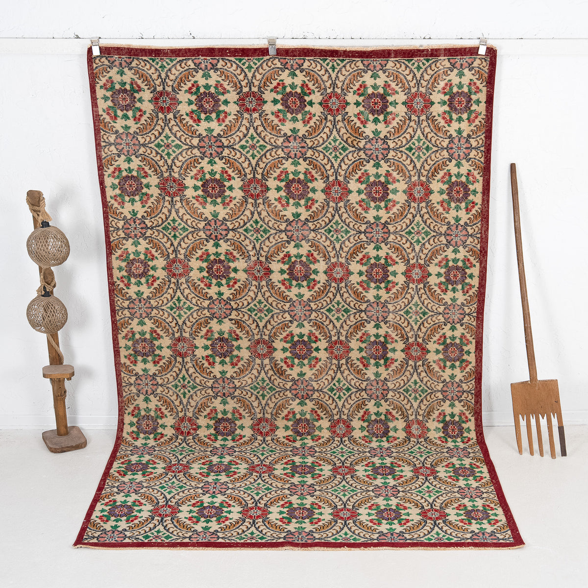 Zephyrira - Vintage Turkish Area Rug