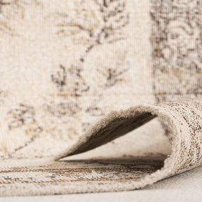 Antiquewashed Beige Area Rug