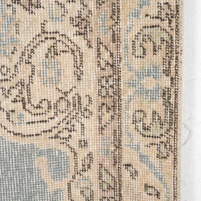 Antiquewashed Blue Area Rug