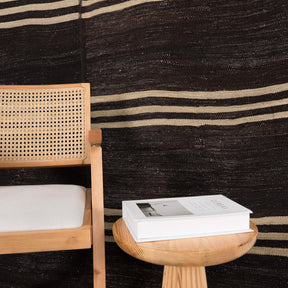 Kilim Black Area Rug