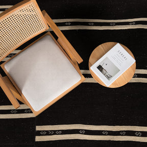 Kilim Black Area Rug