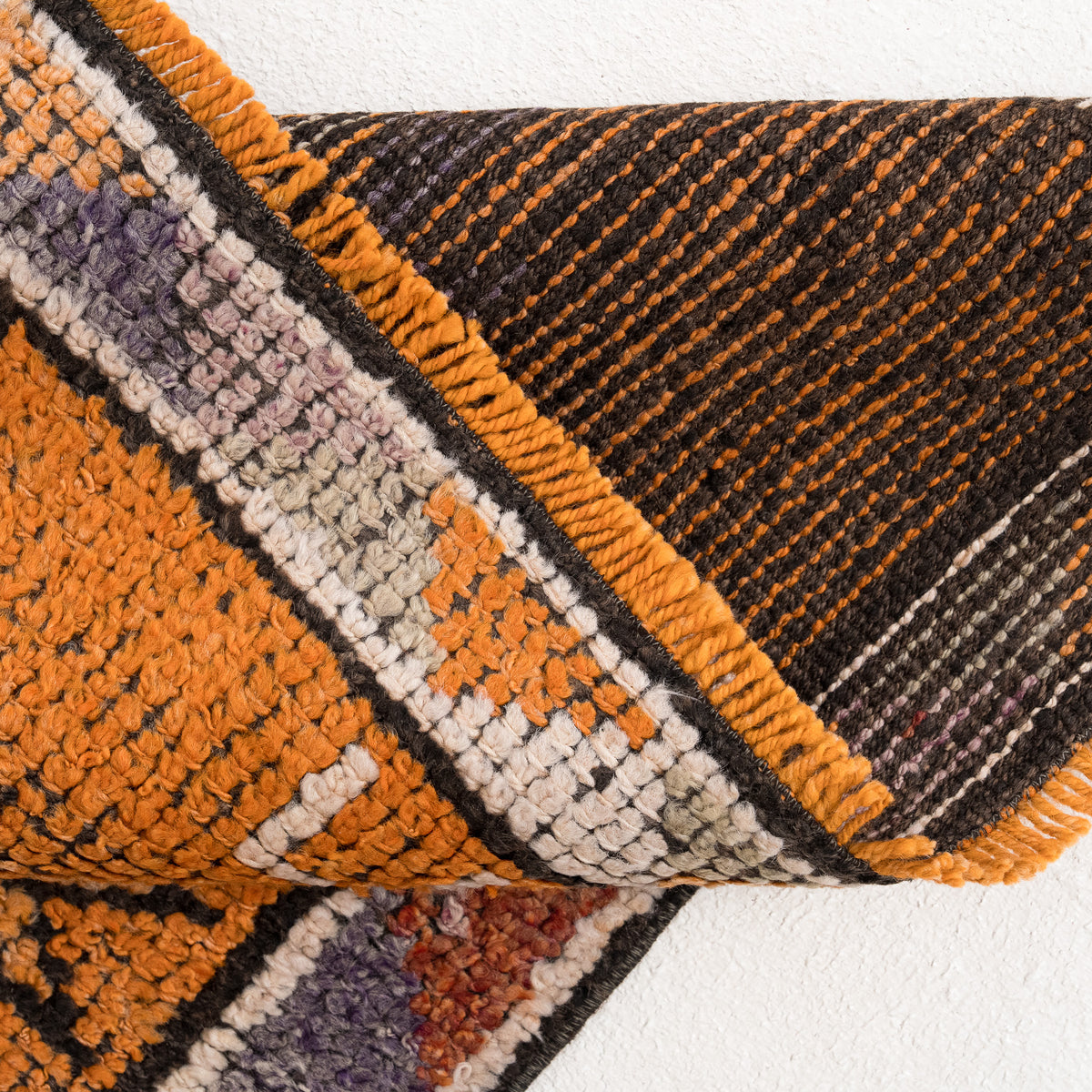 3x12 Orange Runner Rug