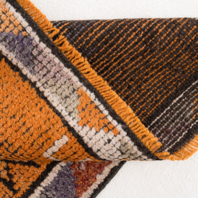 3x12 Orange Runner Rug