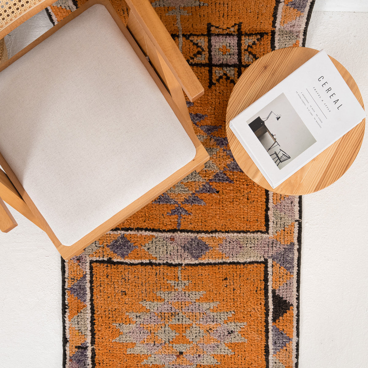 Oriental Orange Runner Rug