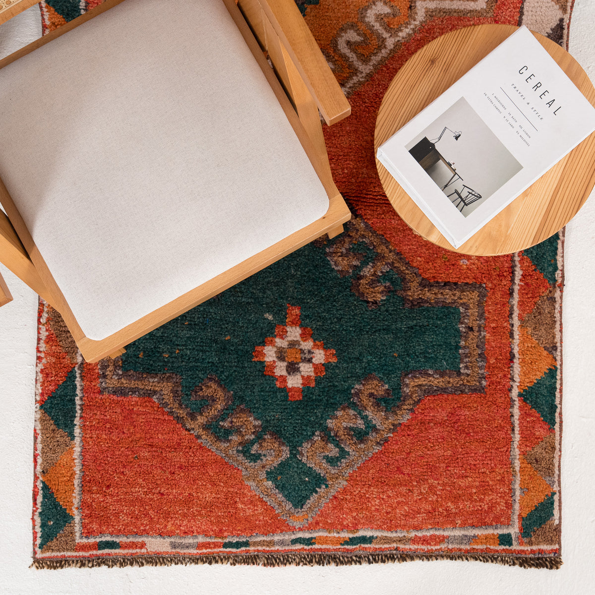 Oriental Orange Runner Rug