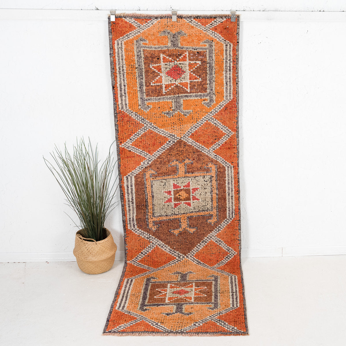 Rosamundona - Vintage Turkish Runner Rug