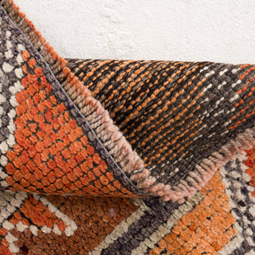 3x10 Orange Runner Rug