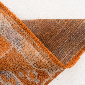 3x11 Orange Runner Rug