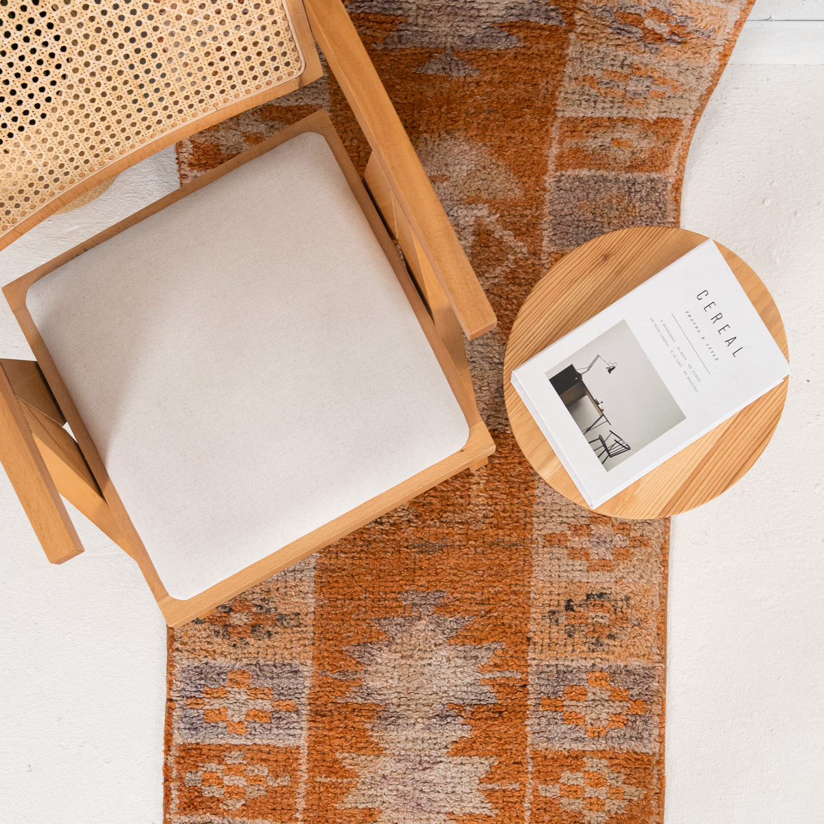 Oriental Orange Runner Rug