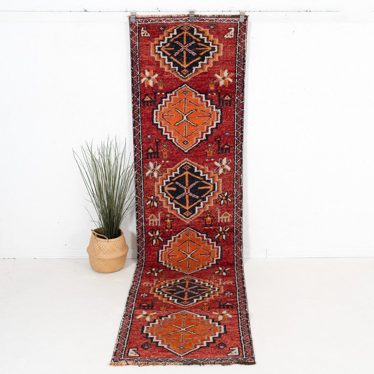 Obeloria - Vintage Turkish Runner Rug