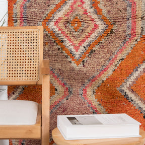 Oriental Orange Area Rug