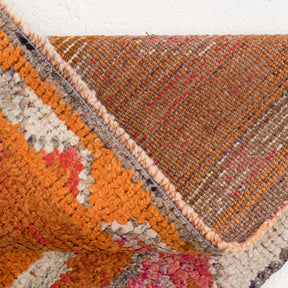 3x12 Orange Runner Rug