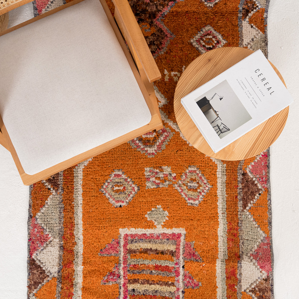 Oriental Orange Runner Rug