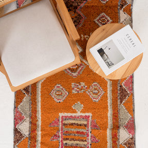 Oriental Orange Runner Rug