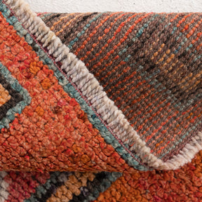 3x9 Orange Runner Rug