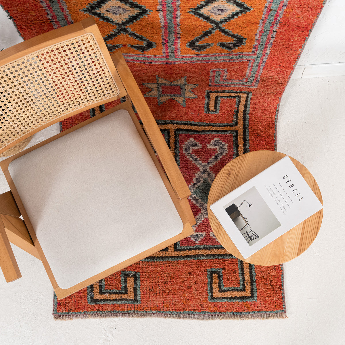 Oriental Orange Runner Rug