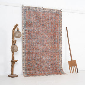 Red and  Area Wool Rug