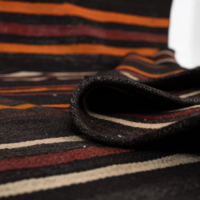 Kilim Black Area Rug