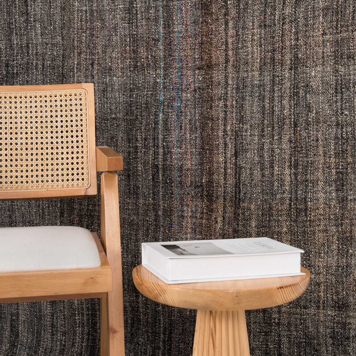 Kilim Black Area Rug