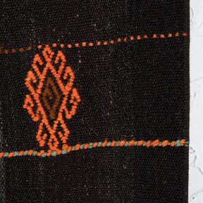 Kilim Black Area Rug