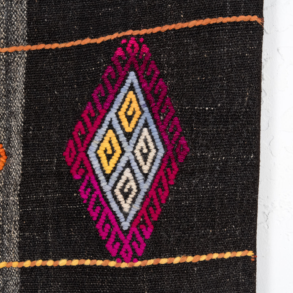 Kilim Black Area Rug
