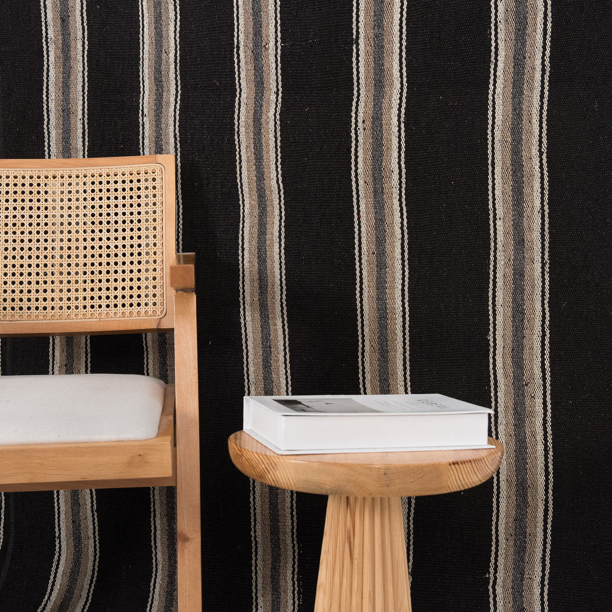 Kilim Black Area Rug