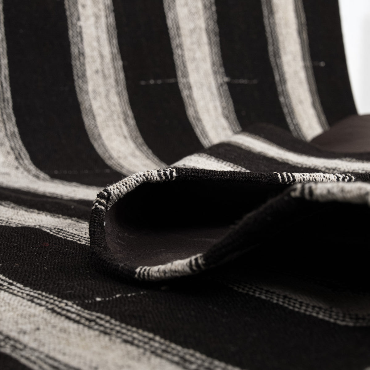 Kilim Black Area Rug