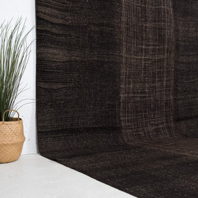 Black and White Area Wool Rug