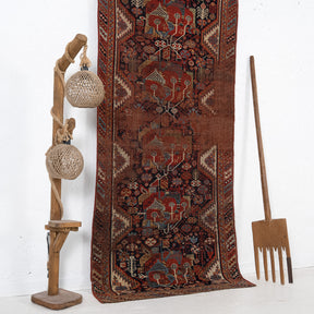 Red and Blue Area Wool Rug