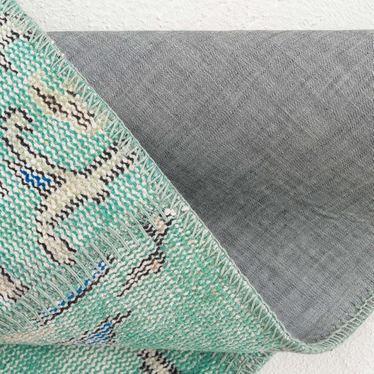 3x11 Green Runner Rug