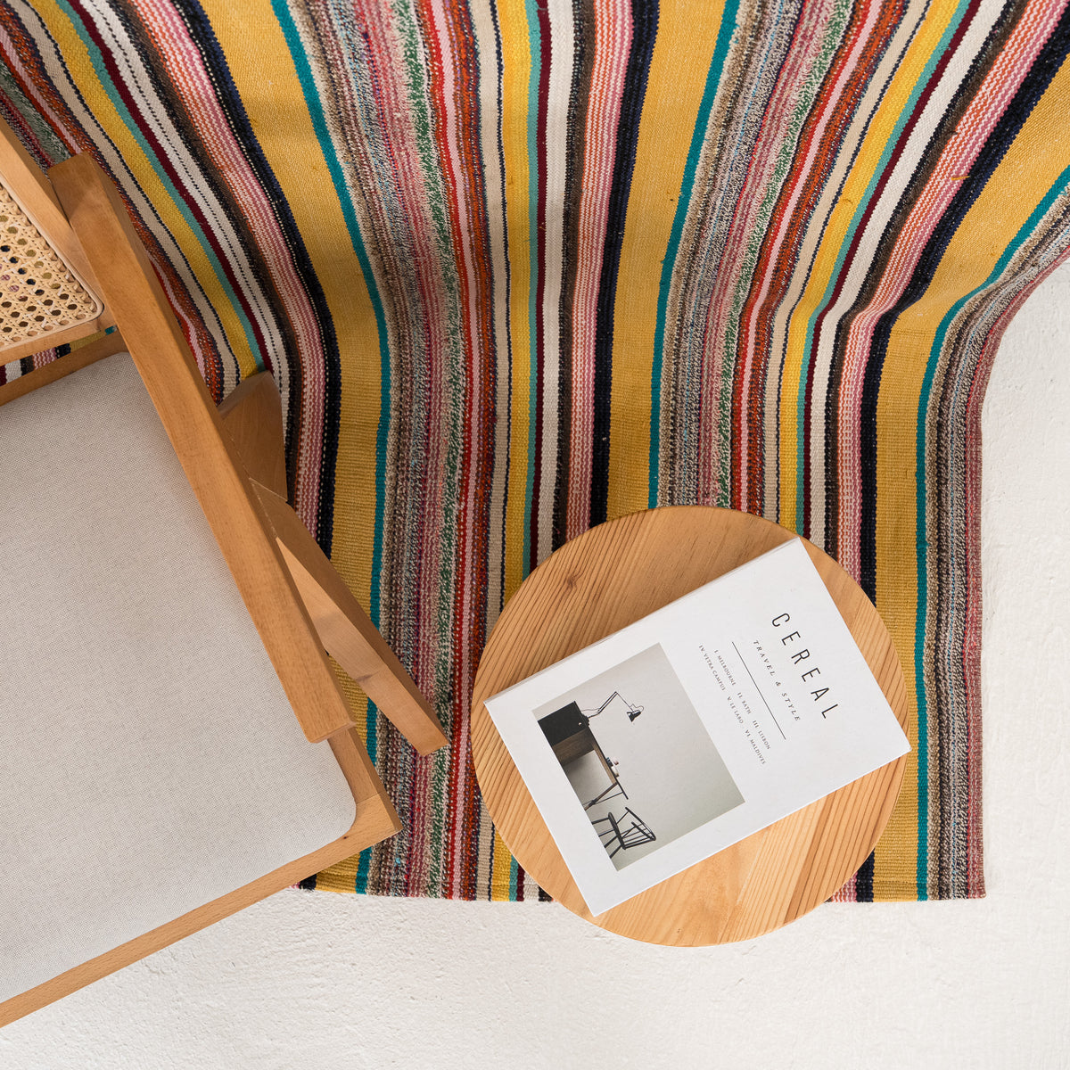 Kilim Pink Area Rug