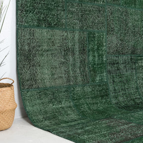 Green and  Area Wool Rug