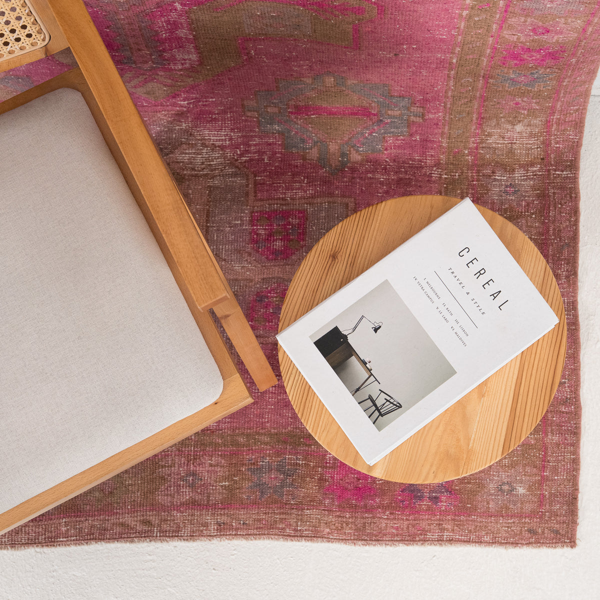 Oriental Pink Runner Rug