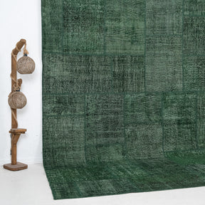 Green and  Area Wool Rug