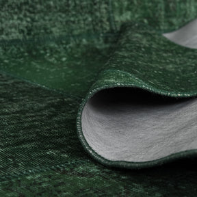 Antiquewashed Green Area Rug