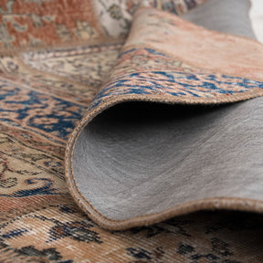 Antiquewashed Orange Area Rug