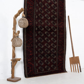 Red and Beige Area Wool Rug