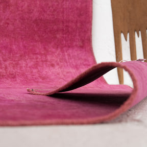Overdyed Pink Runner Rug