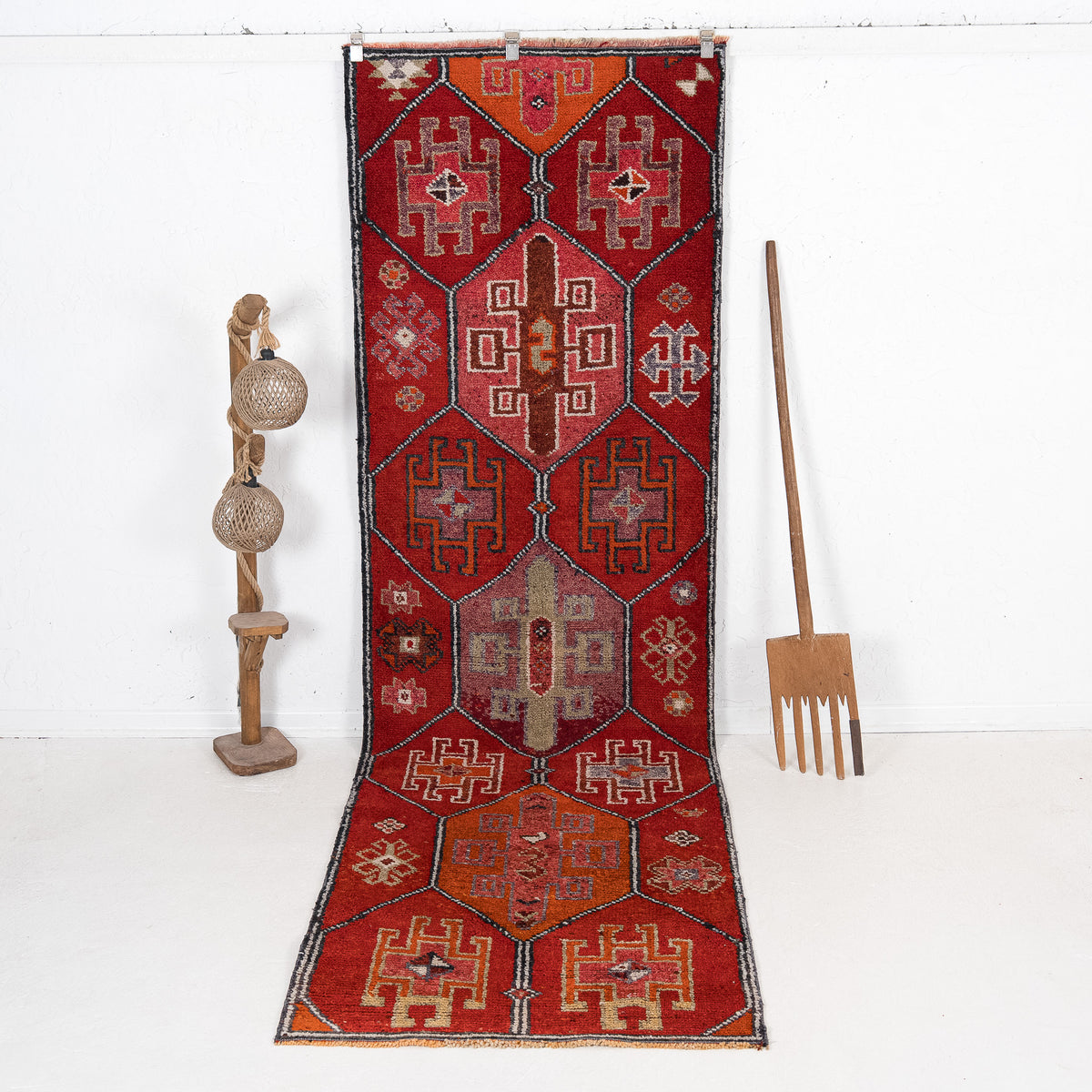 Zitona - Vintage Turkish Runner Rug
