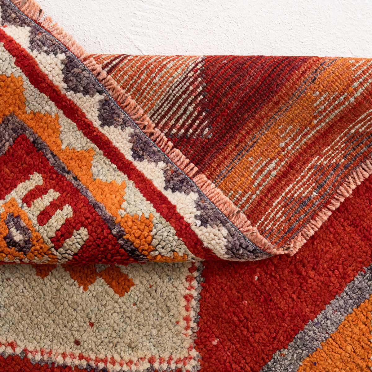 4x11 Orange Runner Rug