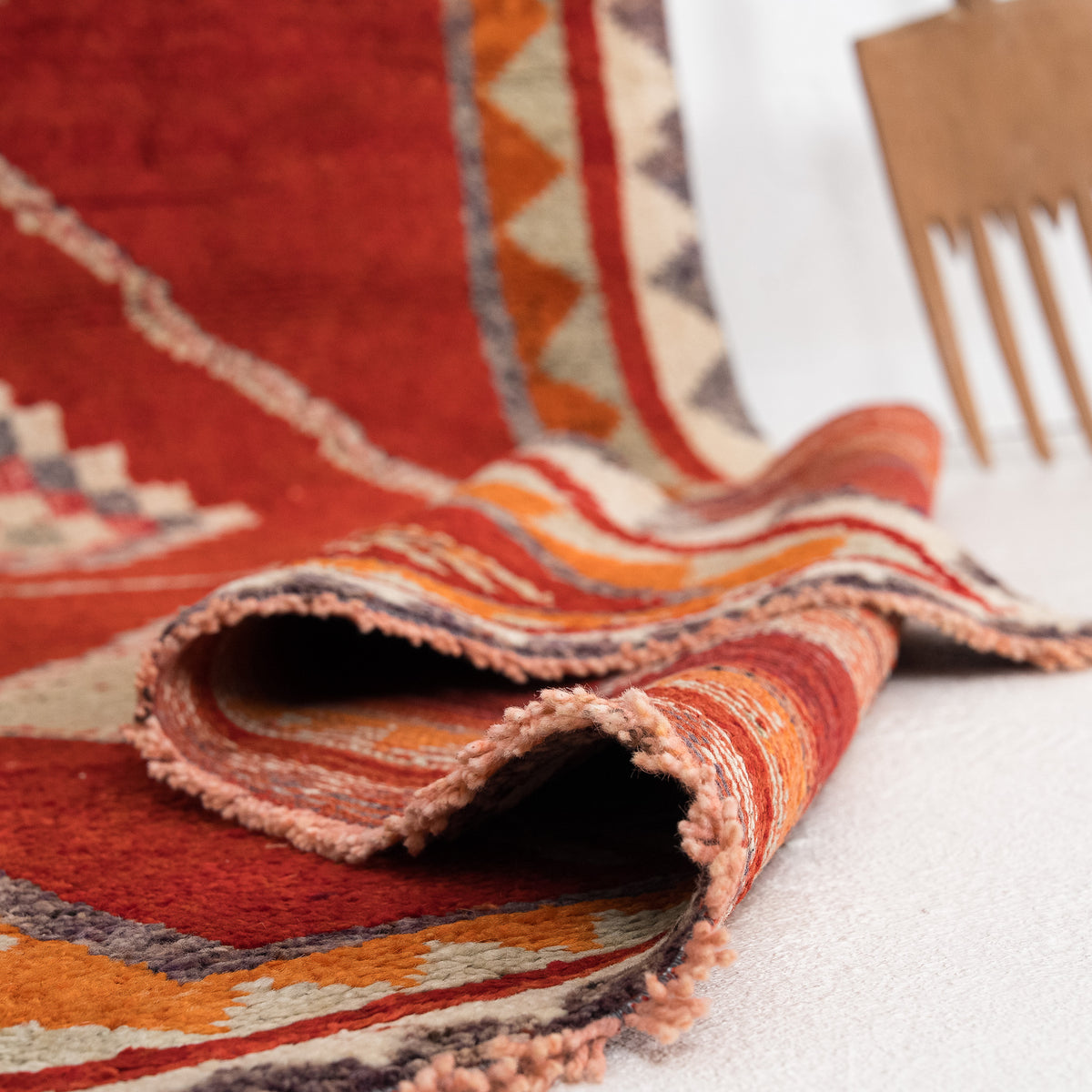 Oriental Orange Runner Rug