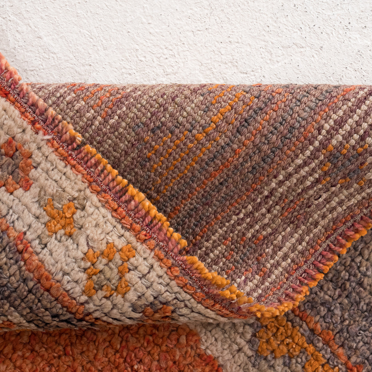 3x9 Orange Runner Rug